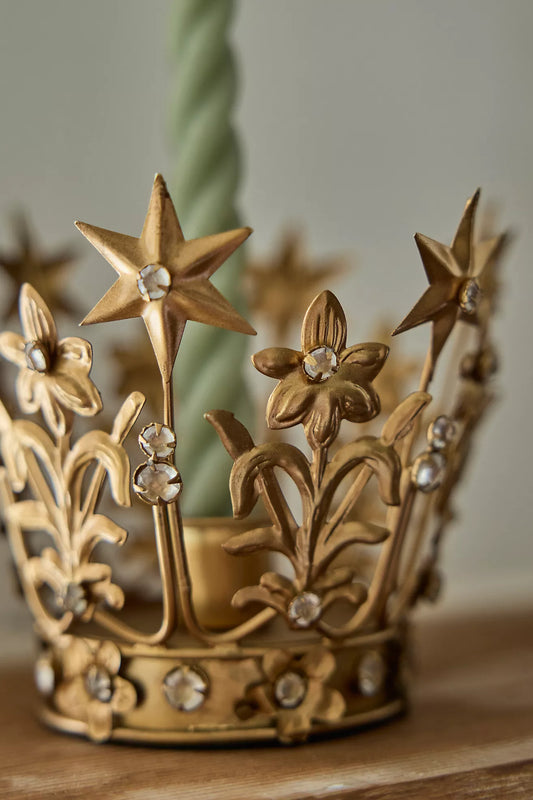 Isabella | Crown Candle Holder